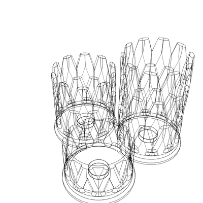 Giá đỡ bút chì dễ in kích thước 13x13x10.5cm