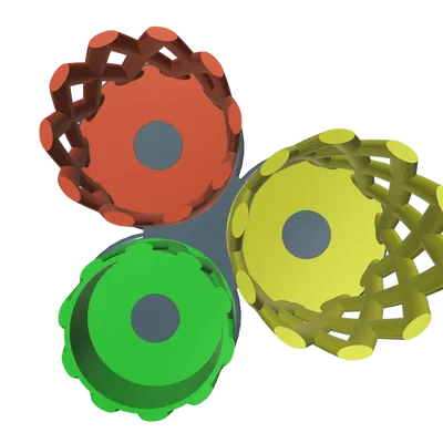 Giá đỡ bút chì dễ in kích thước 13x13x10.5cm