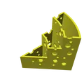 Giá đỡ bút chì hình phô mai dễ in 3D - Thumbnail 10