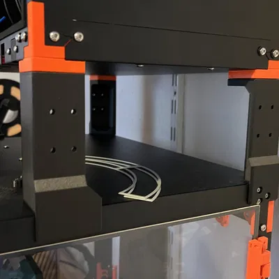 Chân mở rộng cho hộp máy in Prusa với lỗ vít và đai ốc M4