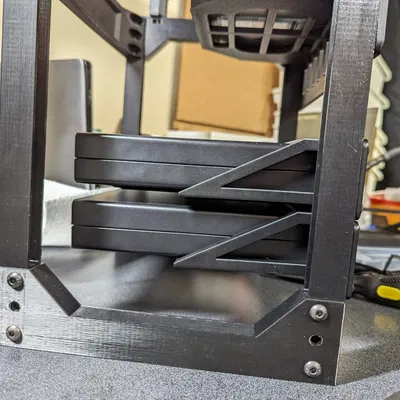 Giá đỡ rack 1U 10" cho máy tính HP EliteDesk/ProDesk Mini G2