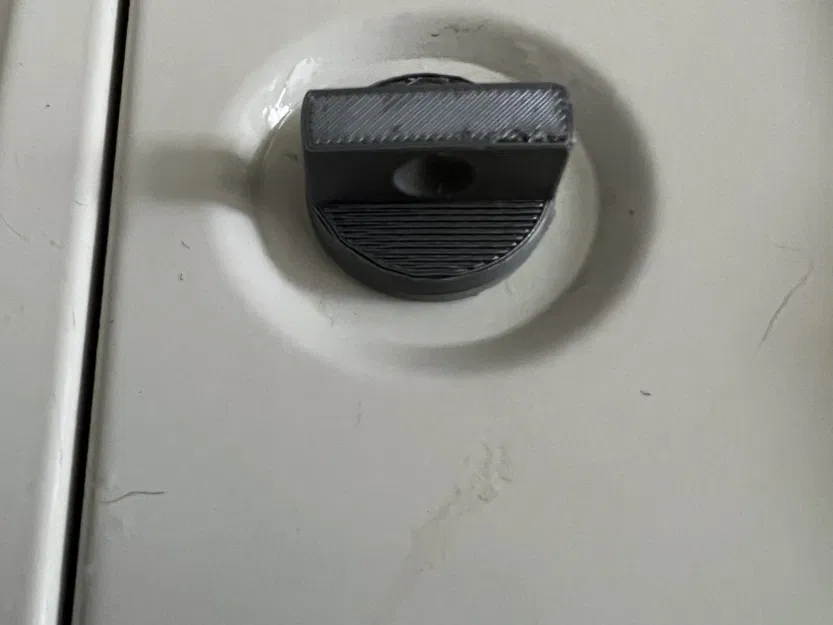 Nút xoay khóa cửa Hager cho tủ điện System 90 SL - Image 1