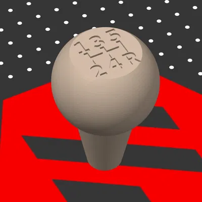 Núm chuyển số thay thế cho hộp số 5 cấp