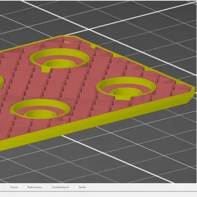 Giá đỡ khoan lỗ cho bảng ghim tiêu chuẩn 6mm