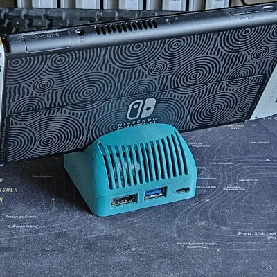 Đế sạc Mini Nintendo Switch với thiết kế gọn gàng