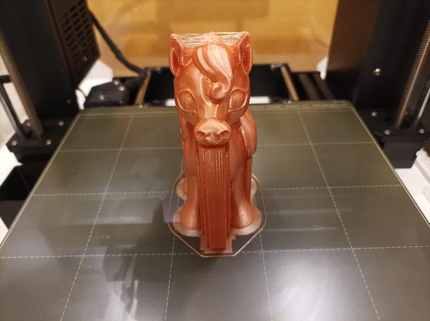 Ngựa con dễ thương màu vàng hồng - Image 3