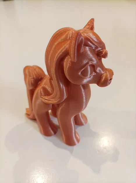 Ngựa con dễ thương màu vàng hồng - Image 6