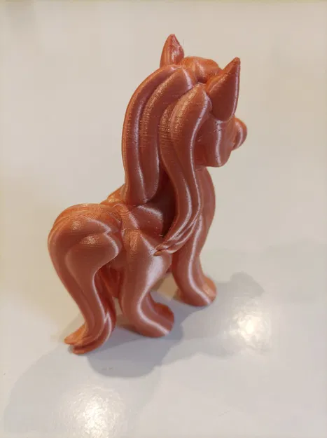 Ngựa con dễ thương màu vàng hồng - Image 9