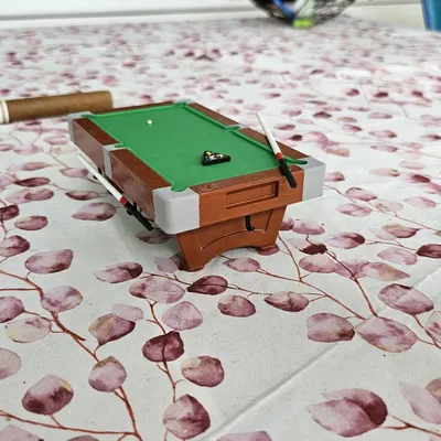 Bàn bi-a mini cho trang trí và mô hình hóa