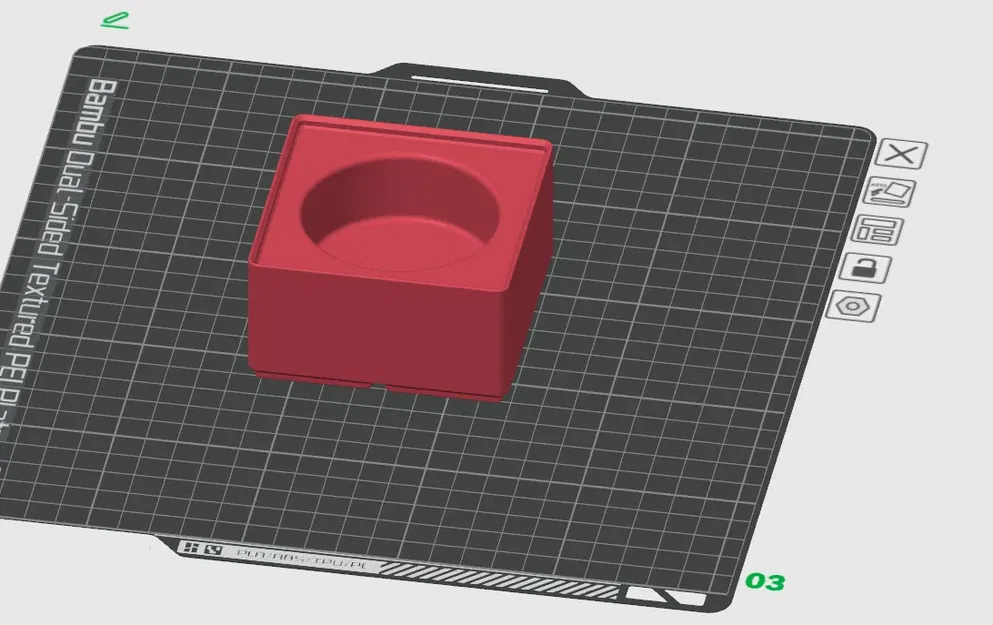 Giá đỡ ống kính Sony E-mount Gridfinity 2x2 - Image 5