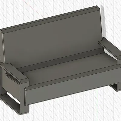 Sofa 2 chỗ ngồi cho nhân vật Playmobil