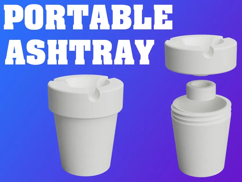 Gạt tàn di động phiên bản nhỏ và lớn - Image 1