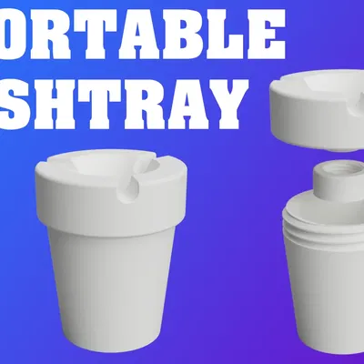 Gạt tàn di động phiên bản nhỏ và lớn