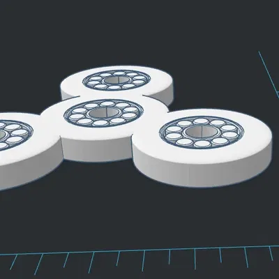 Spinner Giải Trí Vui Nhộn Từ Tinkercad