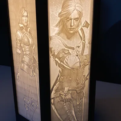 Hộp litophane cho 6 hình ảnh