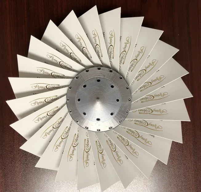 Biểu tượng quạt turbine thẻ doanh nghiệp CF-34 - Image 1