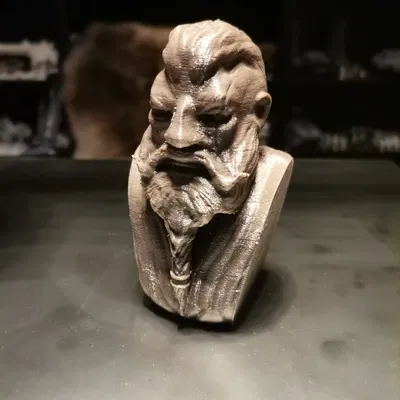 Chú lùn khó tính trong mô hình 3D độc đáo