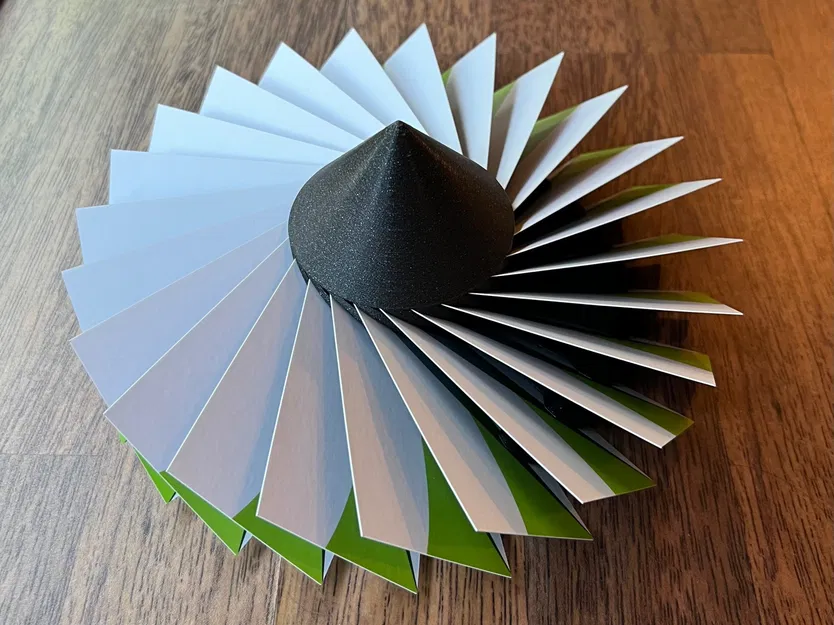 Giá đỡ danh thiếp hình tuabin phản lực xoay - Image 1