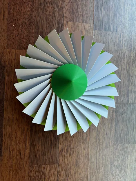 Giá đỡ danh thiếp hình tuabin phản lực xoay - Image 4