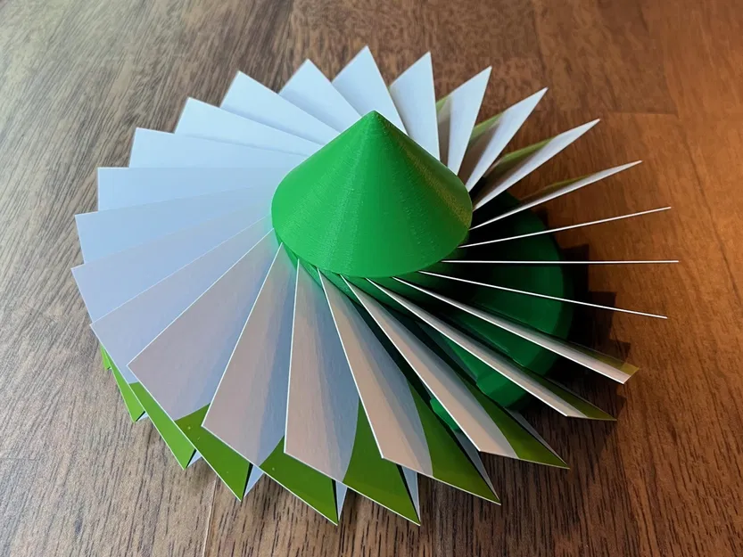 Giá đỡ danh thiếp hình tuabin phản lực xoay - Image 5