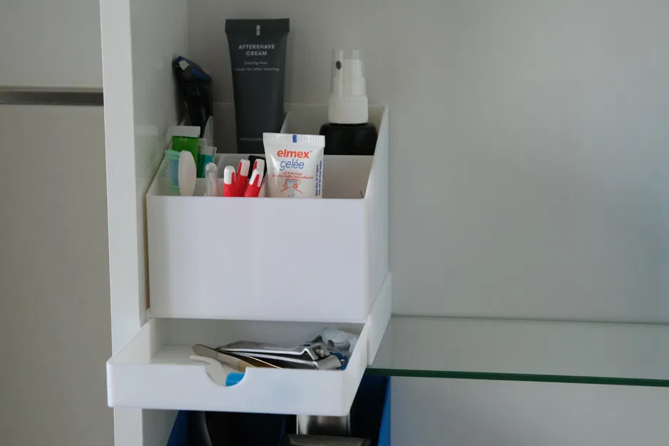 Giá đỡ tổ chức nhỏ cho tủ gương phòng tắm - Image 1