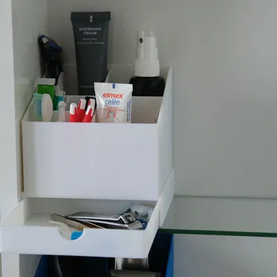 Giá đỡ tổ chức nhỏ cho tủ gương phòng tắm