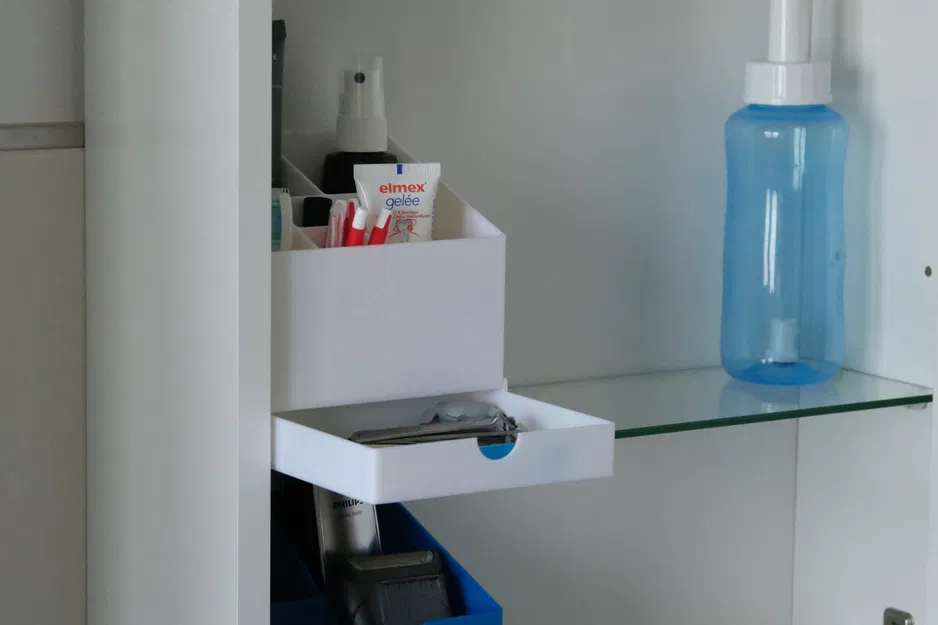 Giá đỡ tổ chức nhỏ cho tủ gương phòng tắm - Image 3