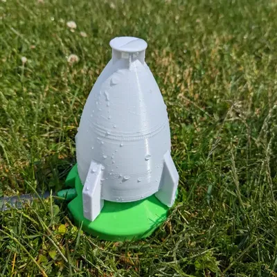 Bộ phun nước tên lửa nhỏ cho mùa hè