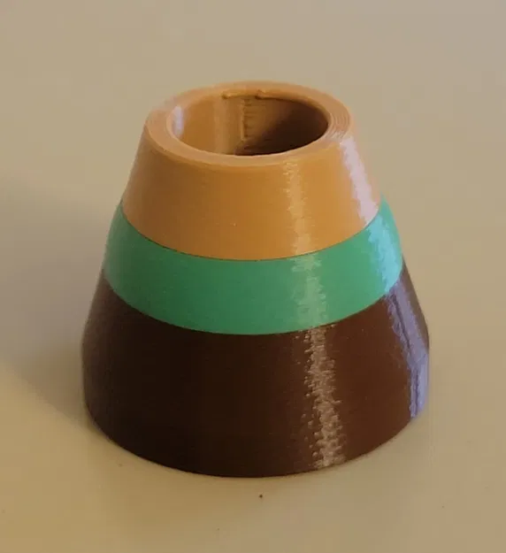 Giá đỡ bút đơn giản có ren in 3D từ 3 mảnh ghép - Image 2