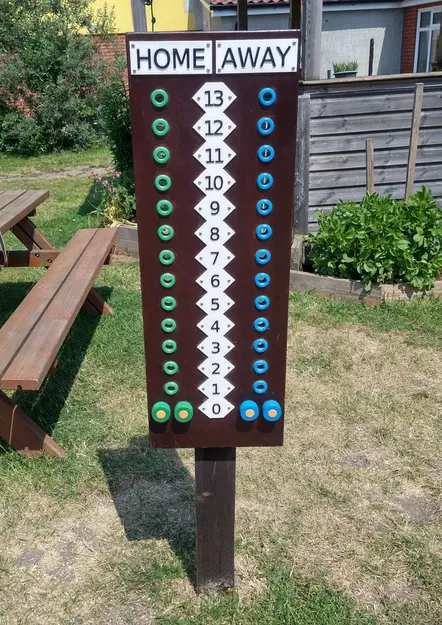 Bảng điểm pétanque có thể điều chỉnh cho các môn thể thao k... - Image 1