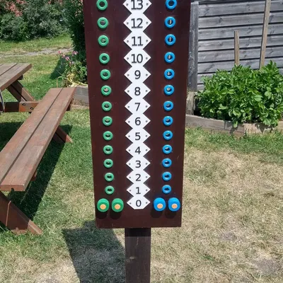 Bảng điểm pétanque có thể điều chỉnh cho các môn thể thao k...