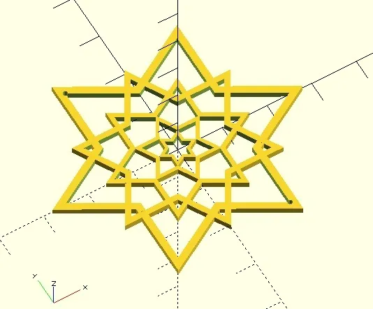 Ngôi sao phẳng tùy chỉnh với đuôi sao chổi cho trang trí Giáng ... - Image 1