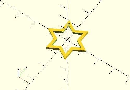 Ngôi sao phẳng tùy chỉnh với đuôi sao chổi cho trang trí Giáng ... - Image 3