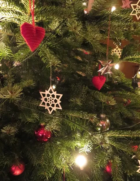 Ngôi sao phẳng tùy chỉnh với đuôi sao chổi cho trang trí Giáng ... - Image 4