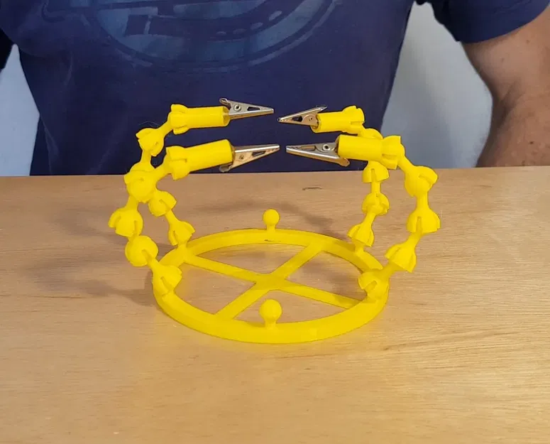 Gọng hàn trợ giúp 3D với tay kẹp cá sấu - Image 2