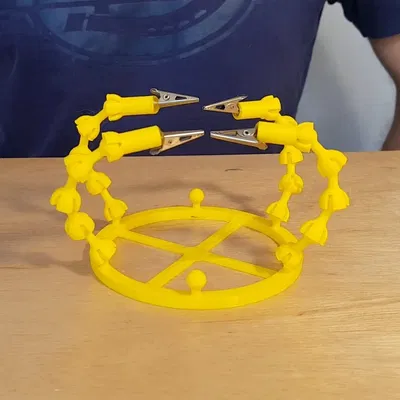 Gọng hàn trợ giúp 3D với tay kẹp cá sấu