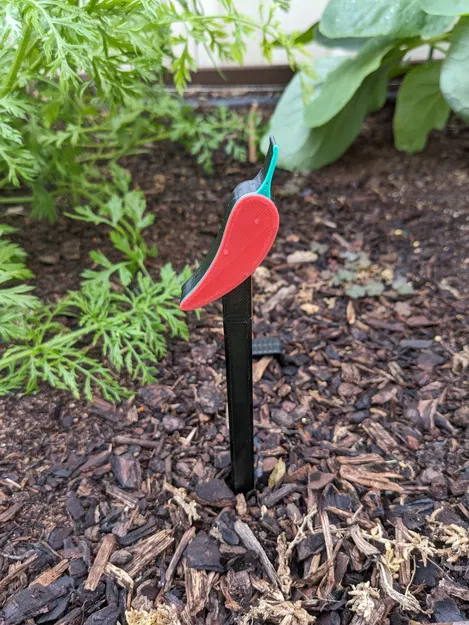 Biển đánh dấu rau quả ớt cho vườn rau - Image 1