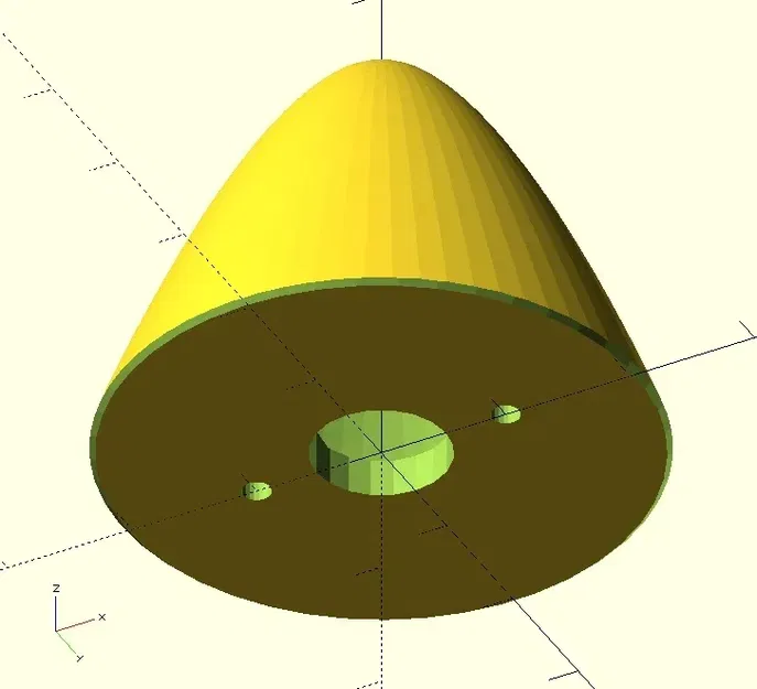 Spinner máy bay điều khiển từ xa tùy chỉnh bằng OpenSCAD - Image 2