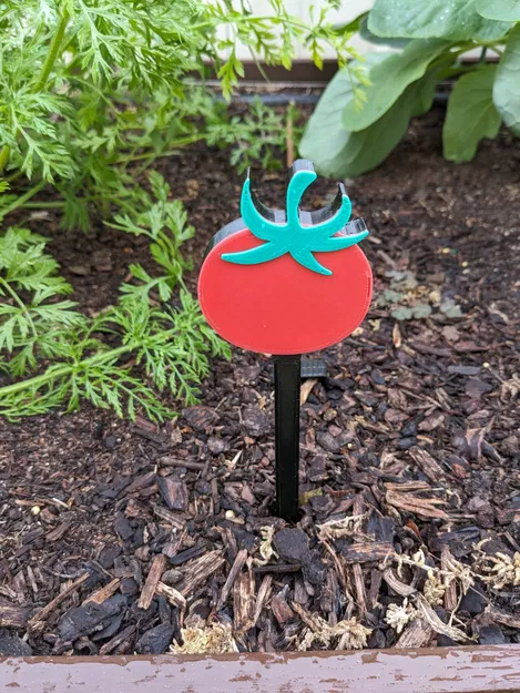 Biển báo rau quả cà chua cho vườn rau - Image 1