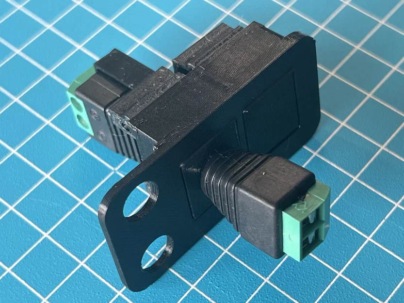 Bộ chuyển đổi 5.5mm VDC Jack Keystone cho giá đỡ hoặc gắn tường - Image 5