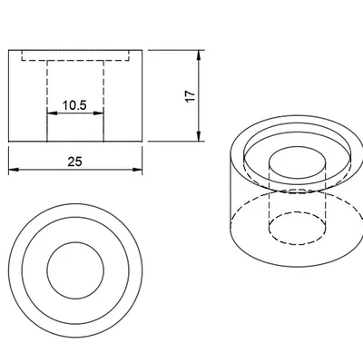 Bộ gắn cao su bình xăng trước cho Honda CB175