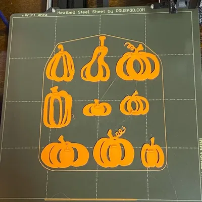 Bộ sưu tập bí ngô trang trí bảng chữ cái