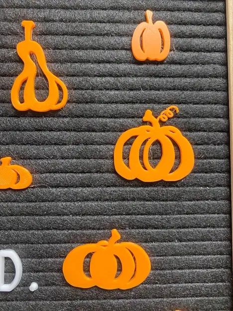 Bộ sưu tập bí ngô trang trí bảng chữ cái - Image 4