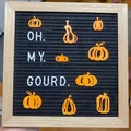 Bộ sưu tập bí ngô trang trí bảng chữ cái - Thumbnail 5