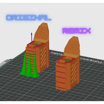 Bộ trước GHK G5 tối ưu cho in 3D không cần hỗ trợ