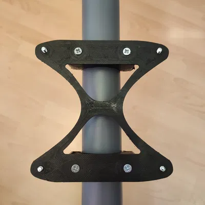 Kẹp gạch cho ống PVC 40mm với giá đỡ VESA