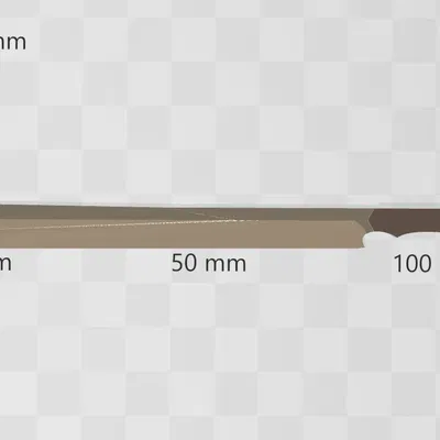 Dây chuyền / móc khóa kiếm scimitar Uruk Hai