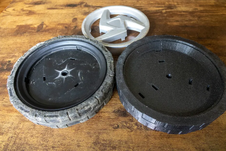 Bánh xe thay thế 7,5 inch cho máy cắt cỏ Makita (phía sau) - Image 3