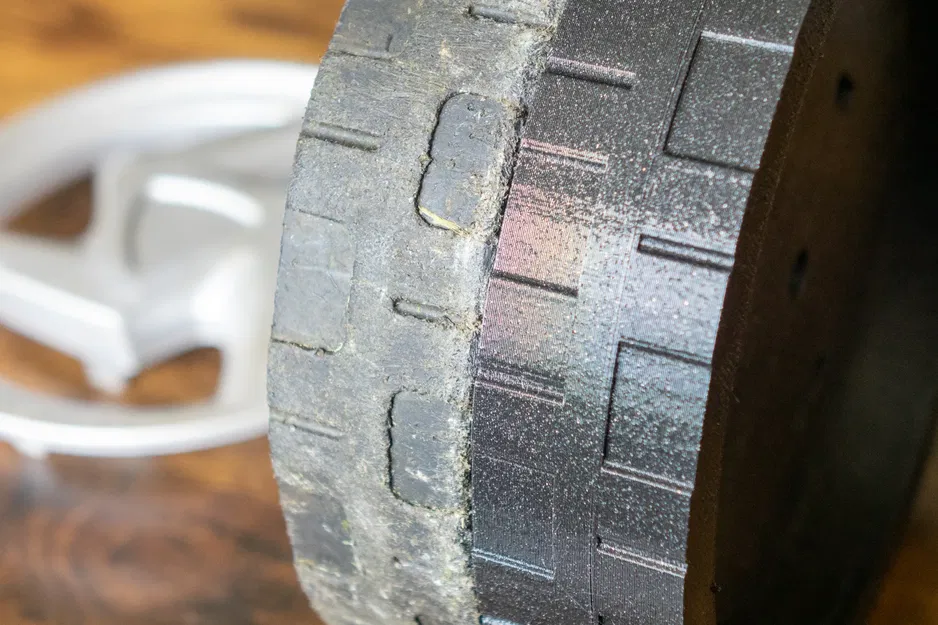 Bánh xe thay thế 7,5 inch cho máy cắt cỏ Makita (phía sau) - Image 4