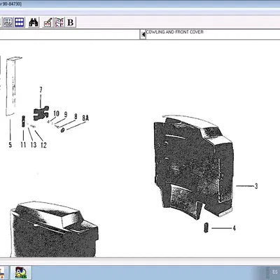 Bản lề động cơ Mariner phục hồi từ bộ phận hỏng